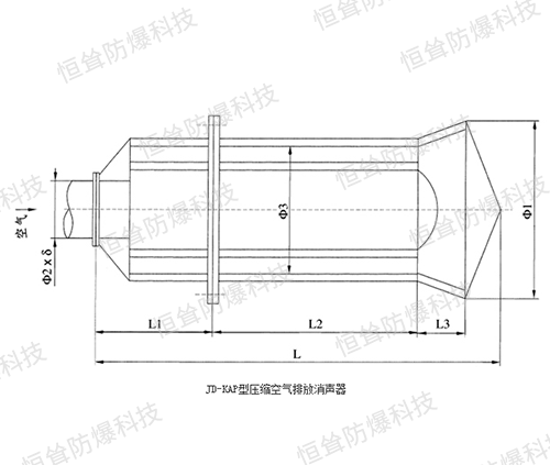 KAP型壓縮空氣排放消聲器