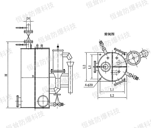 防泄漏煤氣排水器